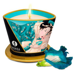  Bougie de massage Shunga ISLAND BLOSSOMS Fleurs des Iles